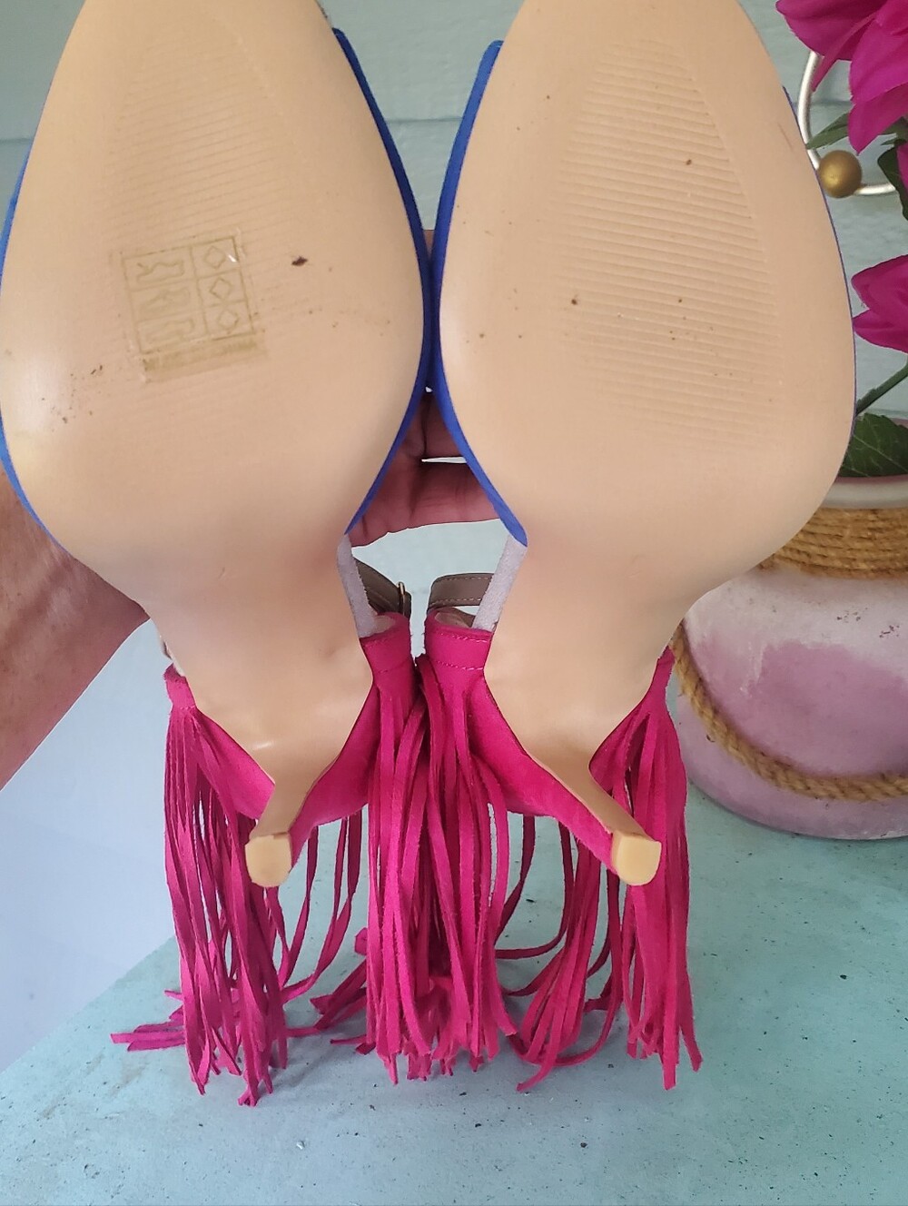 Sassy Struts Fringe Heels - Picture 6 of 7
